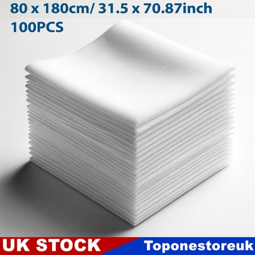 100 pack disposable bed sheets - disposable,